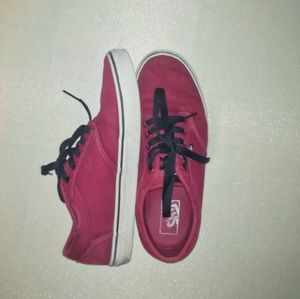 Vans maroon sz 9